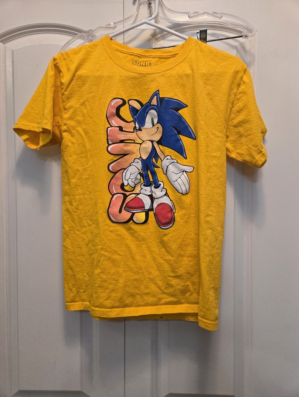 Kids Sonic Graphic Tee - Bright Yellow